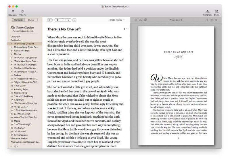 Formatting a Book for Print in Vellum The Techie Senior