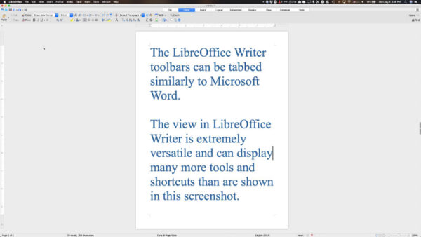 does libreoffice have a dark themes