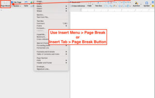 add or delete blank pages in LibreOffice Writer