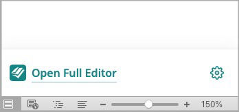 open full editor - bottom of sidebar prowritingaid for ms word on macs