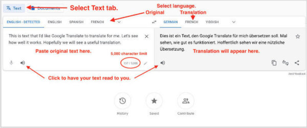 use google translate with ms word