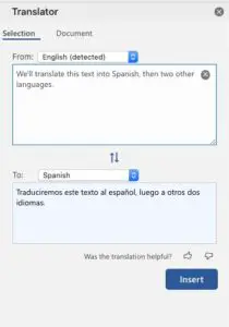 Translate a Word Document to Spanish and Other Languages - The Techie ...