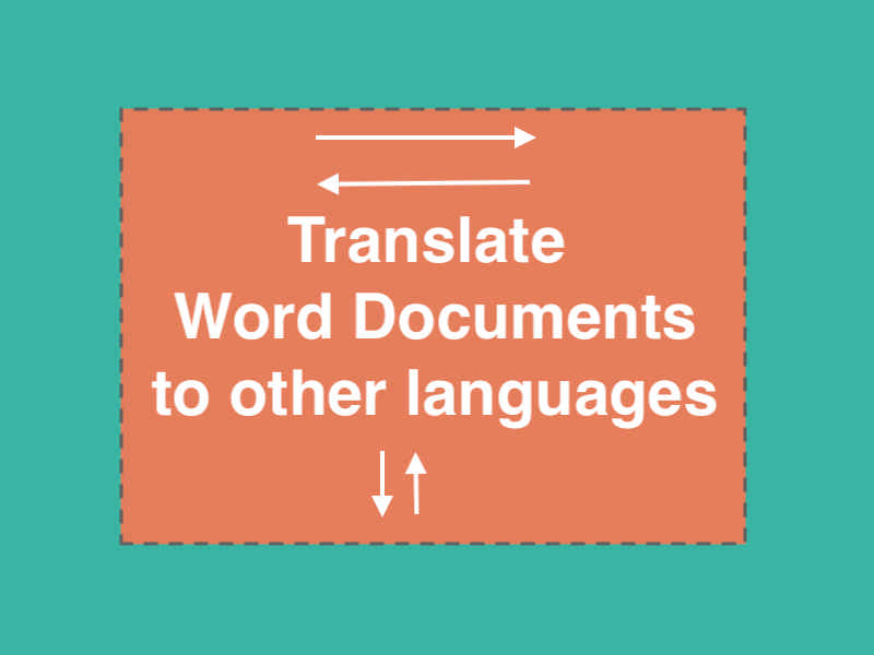 Translate a Word Document to Spanish and Other Languages