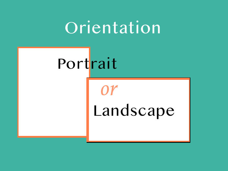 LibreOffice Writer page orientation