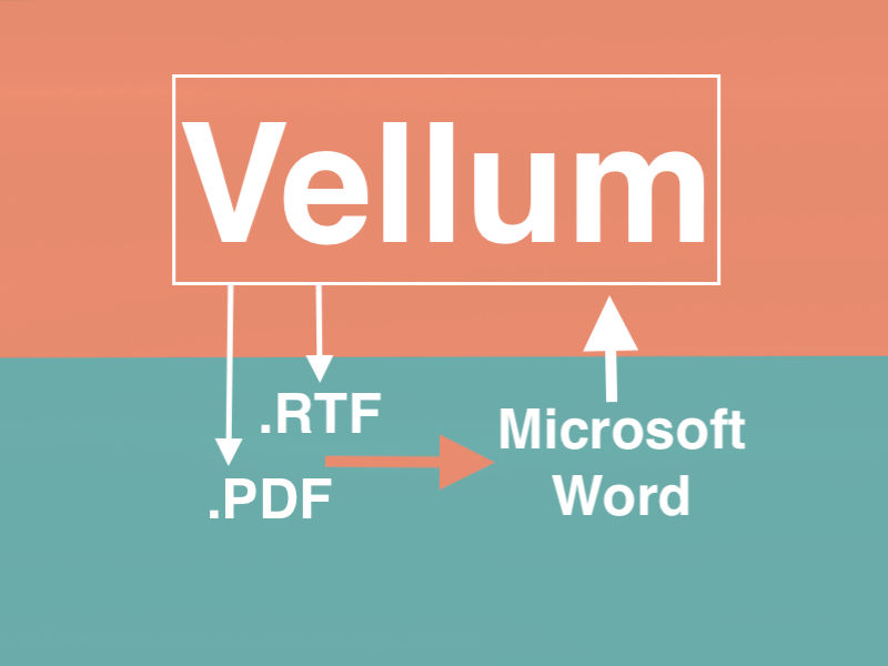 vellum export to word