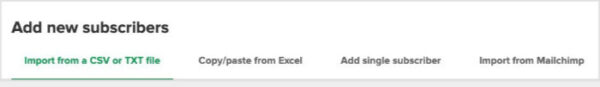 add subscribers in mailerlite - import