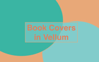 include book covers in vellum