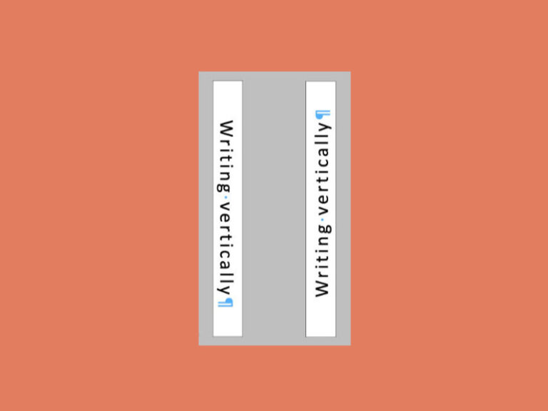 make text vertical in word - featured image