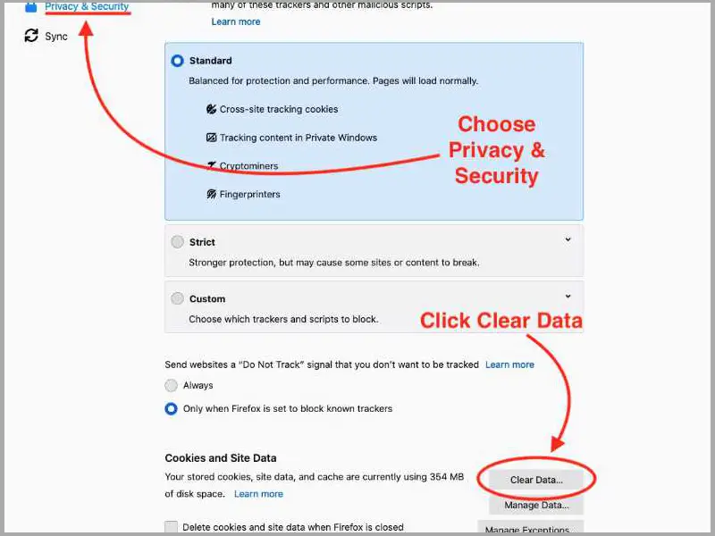 How to Clear the Cache in the Firefox Browser