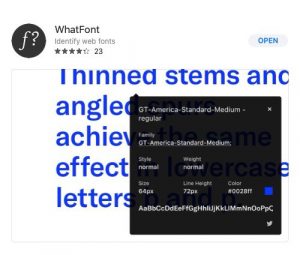 whatfont safari