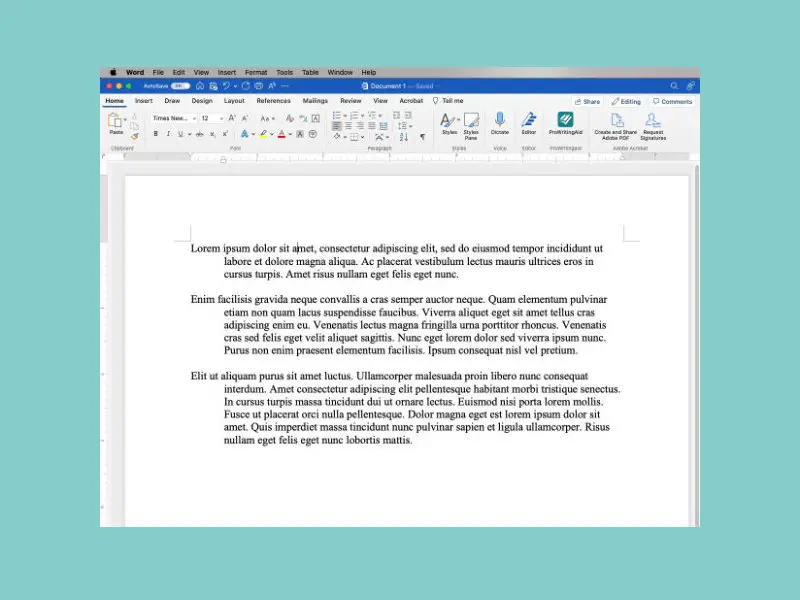 Create A Hanging Indent In Microsoft Word The Techie Senior