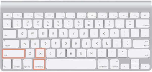 Shift plus command plus X to apply strikethrough in google docs on Mac keyboard